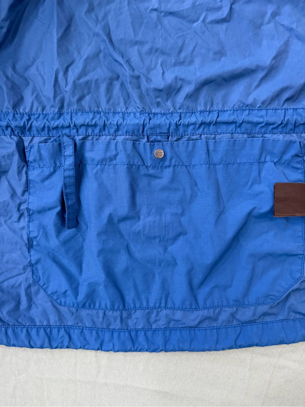 Vintage Coach NYC Hooded Lightweight Windbreaker Blue L - Picture 9 of 13